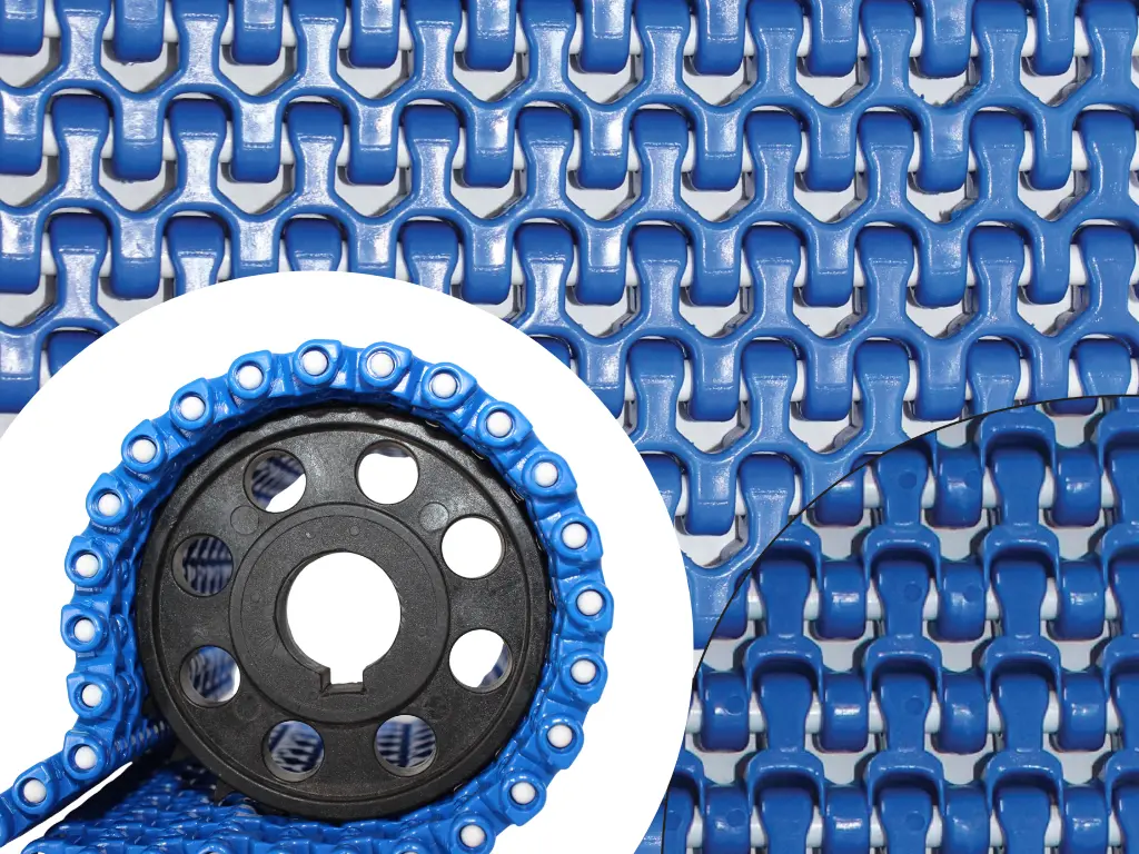 mw12 flush grid plastic modular belting