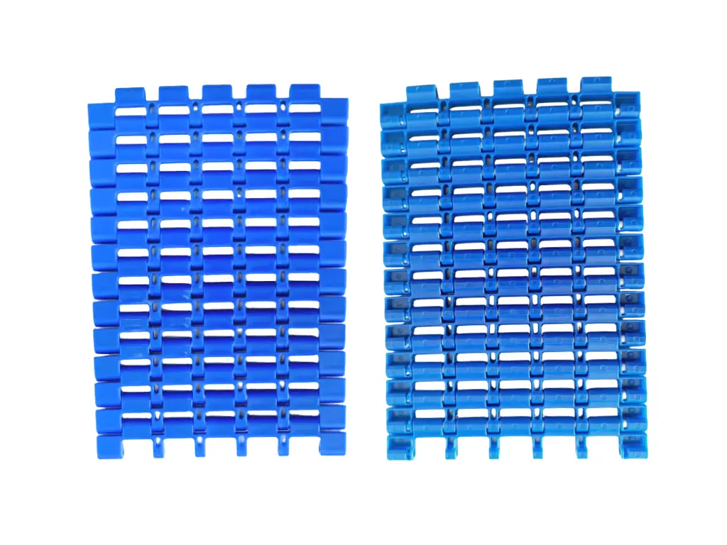 mw16 flush grid plastic modular conveyor belt