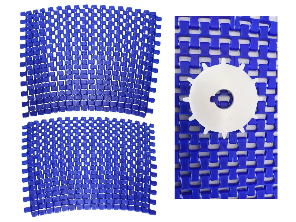 MW-25-Radius-Light-Plastic-Modular-Conveyor-Belt