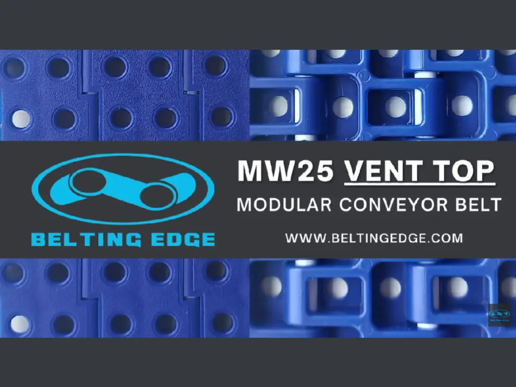 plastic modular vent top conveyor belt video