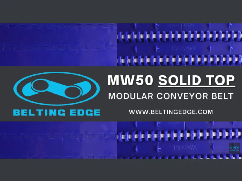 plastic modular mw50 solid top conveyor belt video